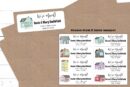 Home Return Address Labels Gift Set