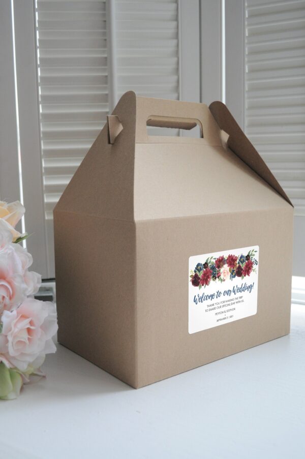 Welcome Gable Boxes and Stickers Set of 6 - Image 2