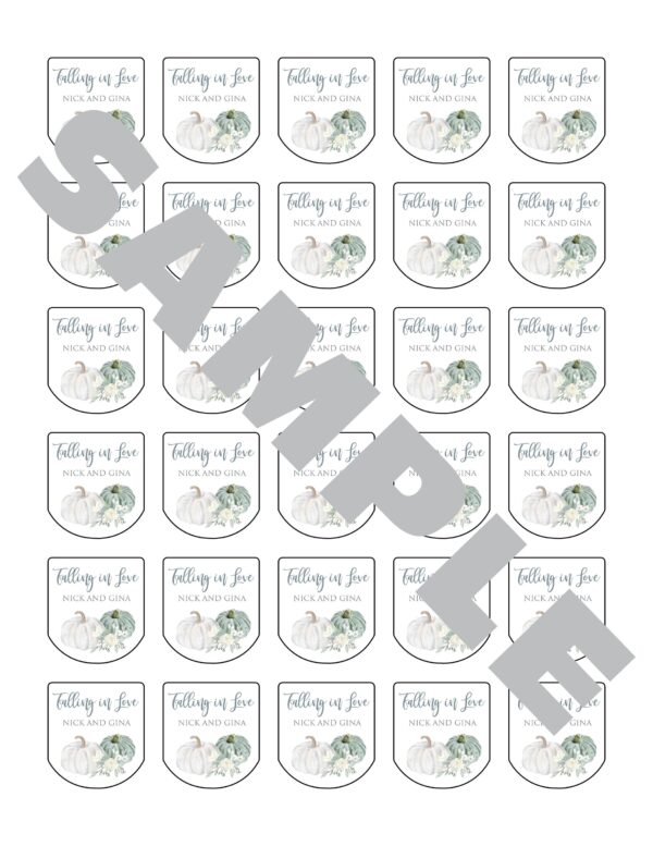 hand sanitizer labels set of 30 - Image 2