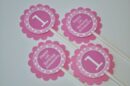 Birthday Party Favor Sticker Labels Set of 24