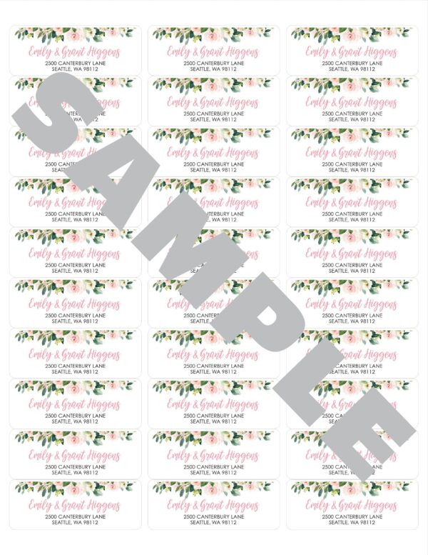 address labels return address stickers custom address labels mailing labels envelope seals set of 61