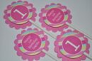 Birthday Favor Sticker Labels Set