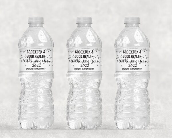 New Year's Beverage Labels - Set of 11