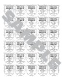 New Year's Sanitizer Labels Set of 30