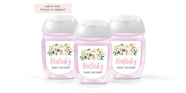 Baby Shower Hand Sanitizer Labels Set of 30 - Image 2