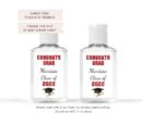 graduation sanitizer labels set of 20