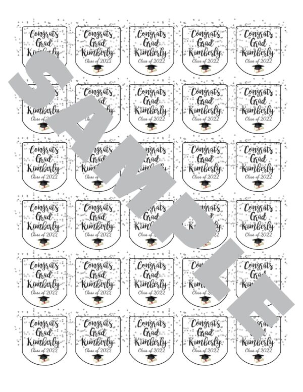 graduation hygiene labels set of 30 - Image 2