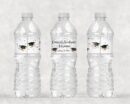 Personalized Waterproof Water Bottle Wraps Set of 16