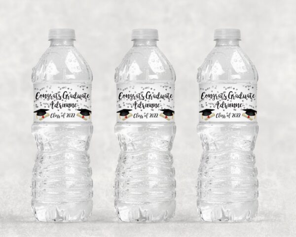 Personalized Waterproof Water Bottle Wraps Set of 16 - Image 3