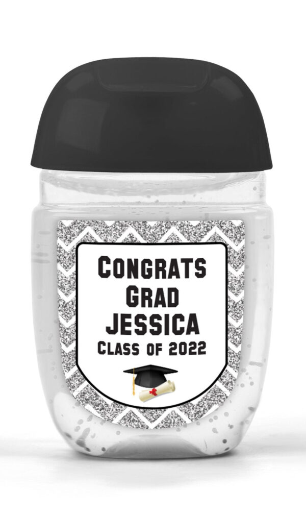 Graduation Sanitizer Labels Set of 30 - Image 2