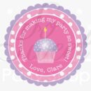girl's birthday sticker set