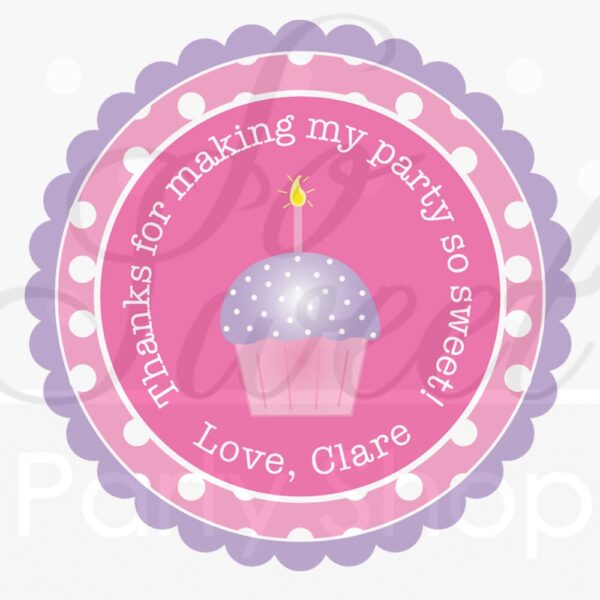 girl's birthday sticker set - Image 3