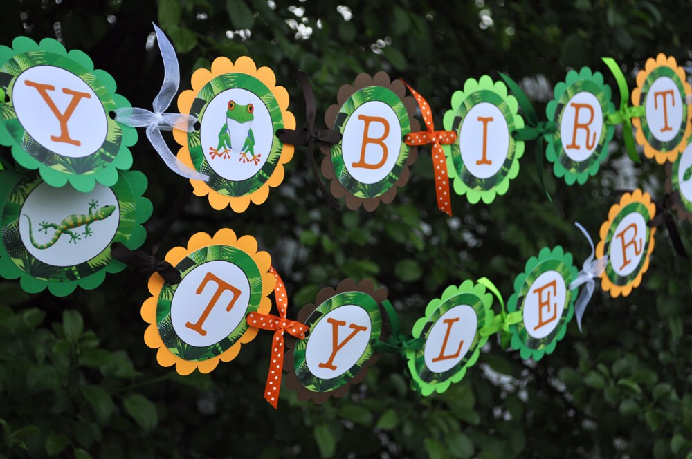 Reptile Theme Party Decorations Set of 24