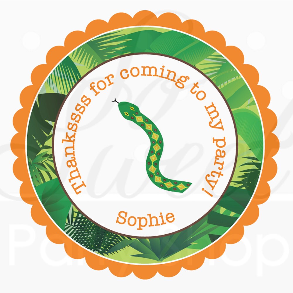 Reptile Theme Party Decorations Set of 24 - Image 3