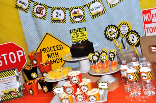 Construction Themed Drink Bottle Wraps - Image 2