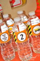 Construction Themed Drink Bottle Wraps