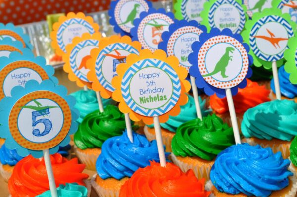Dinosaur Theme Drink Labels - Image 3