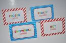 Winter Wonderland Beverage Labels Set of 10