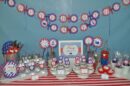 Nautical First Birthday Stickers Set of 24