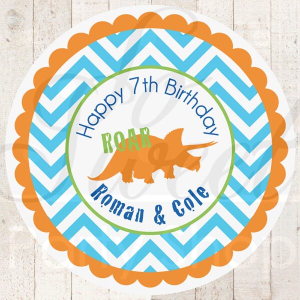 Dinosaur Theme Birthday Party Decorations Set of 24 - Image 4
