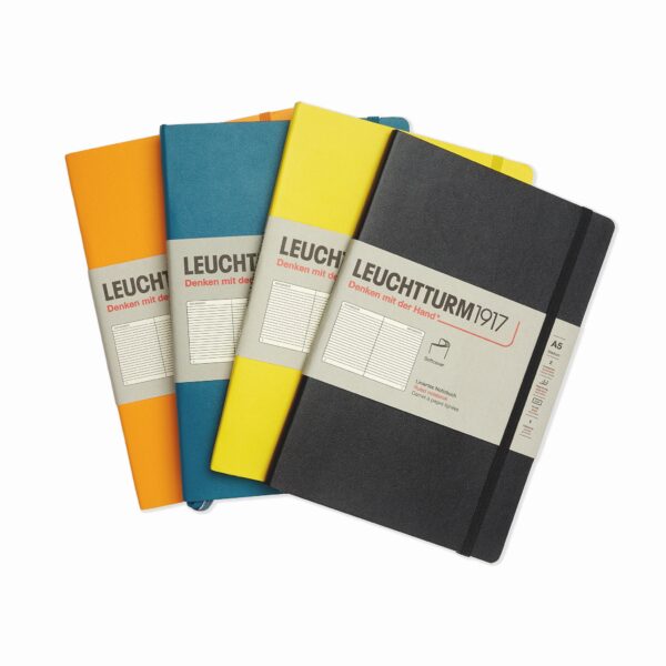 Softcover Medium Notebook A5 Yellow Dotted - Image 3