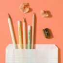 Hexagonal Shorthand Pencil with White Eraser