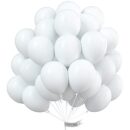 white balloons 50 pcs 12 inch matte