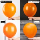 Bright Orange Party Balloons 100 Pcs 10 Inch