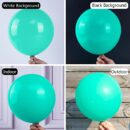 Teal Blue Party Balloons 100 pcs 10 inch