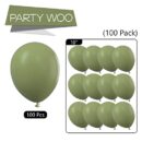 retro sage balloons 100 pcs 10 inch balloons for party decorations