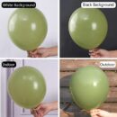 retro sage balloons 100 pcs 10 inch balloons for party decorations