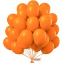 Bright Orange Party Balloons 100 Pcs 10 Inch