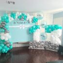 Teal Blue Party Balloons 100 pcs 10 inch