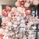 Pastel Pink Party Balloons 50 pcs 12 inch Latex Balloons