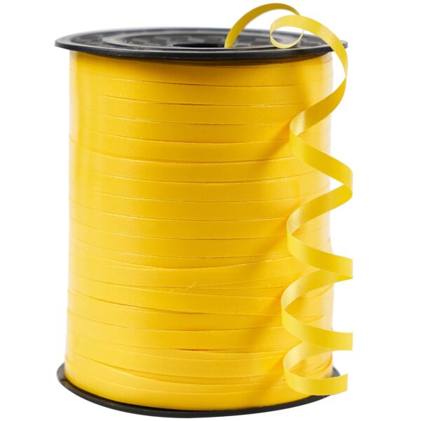 Yellow Curling Ribbon for Crafts and Decorations