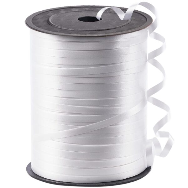 White Curling Ribbon for Crafts - Image 4