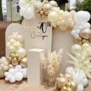 White Sand Balloons Assorted Sizes Pack
