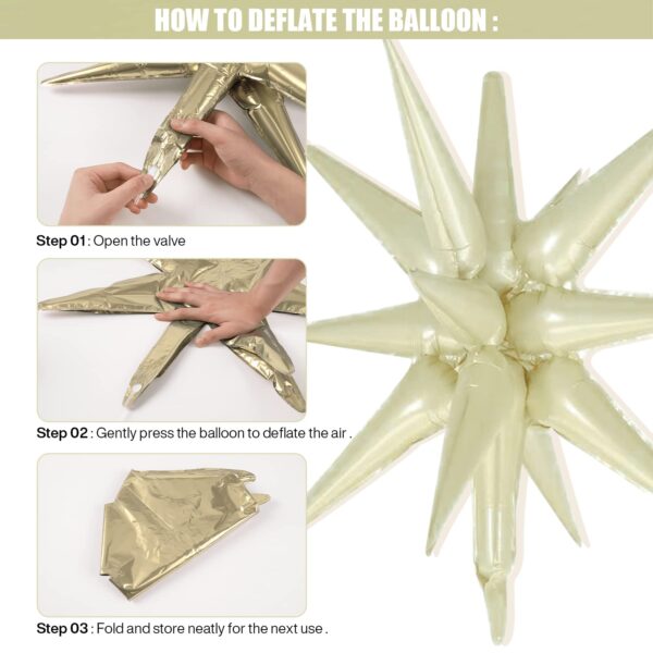 White Sand Balloons Assorted Sizes Pack - Image 7