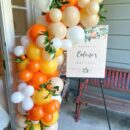Boho Yellow and Orange Balloons 140 Pcs