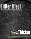 Black Glitter Curling Ribbon for Crafts