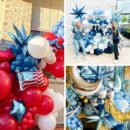 Pastel Blue Party Balloons Variety Pack