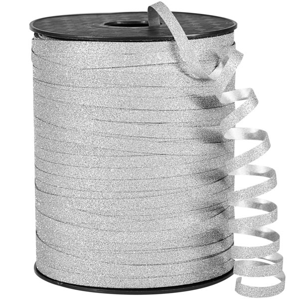 Silver Curling Ribbon for Crafts - Image 4