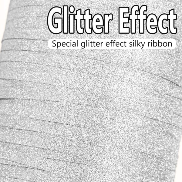 Silver Curling Ribbon for Crafts - Image 5
