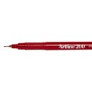 Fine Line Pen 0.4mm Dark Red