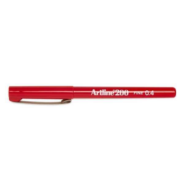 Fine Line Pen 0.4mm Red - Image 2