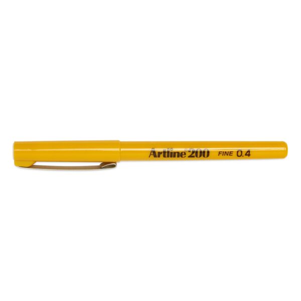 Fine Line Pen 0.4mm Yellow - Image 2