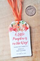 Baby Shower Favor Tags Set of 12