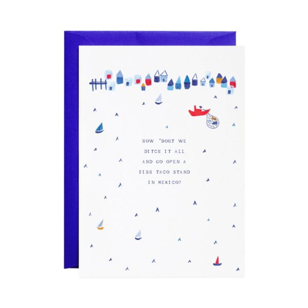 Taco Stand Greeting Card