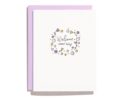 floral greeting card