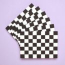 black pattern card set